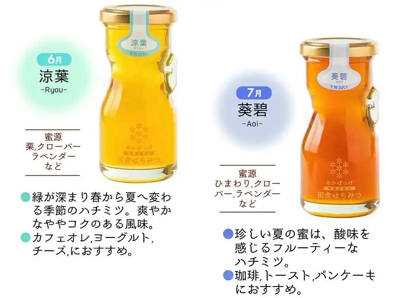 田舎はちみつ あかぼっけ 全7種(280g) 月ごとに楽しむはちみセット［専用ボトル入］ ／ 無添加 非加熱 生はちみつ ハチミツ 蜂蜜 ボトル セット 季節 茨城県 五霞町