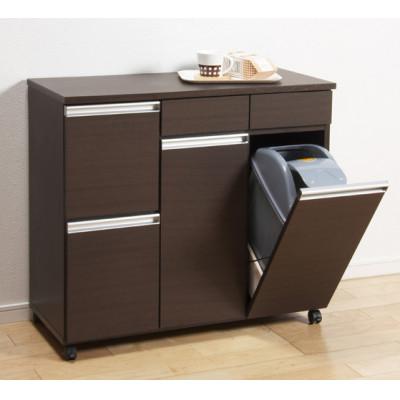 ふるさと納税 海南市 ダイニングダストボックス4D　ブラウン |  | 01