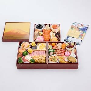おせち和洋三段重「吉祥富士」【配送不可地域：離島・北海道・沖縄県】【1675350】
