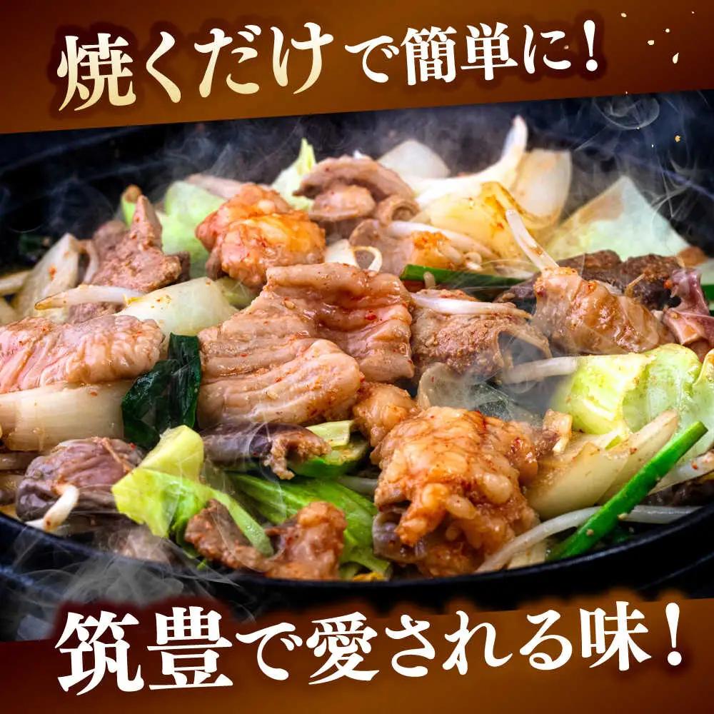 ご当地グルメ！筑豊ホルモン焼き 1850g（370g×5p） 桂川町/株式会社MEAT PLUS [ADAQ140] 