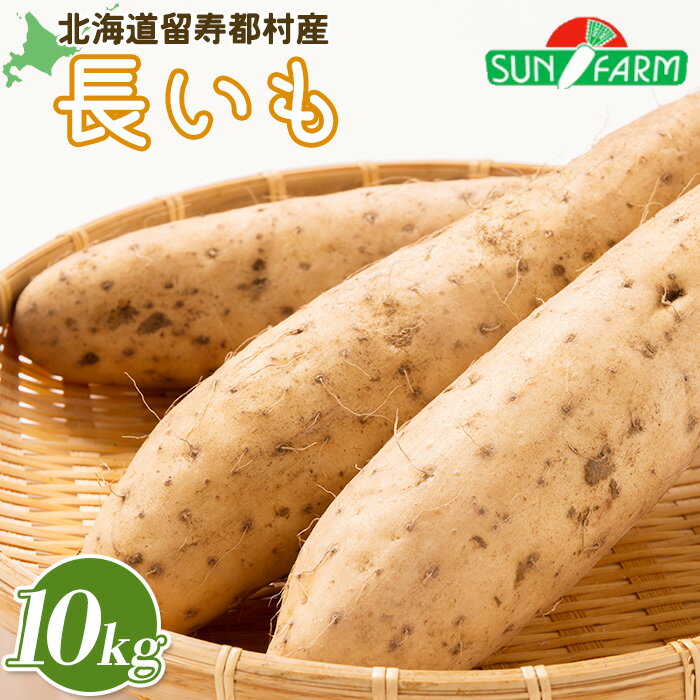 【ふるさと納税】先行予約 長いも 10kg ながいも 長芋 ナガイモ 長イモ オンライン 申請 ふるさと納税 北海道 留寿都 野菜 根菜 とろろ とろろいも トロロいも 産地直送 新鮮 採れたて 漬物 お好み焼き おかず 10キロ 留寿都村【2400702】