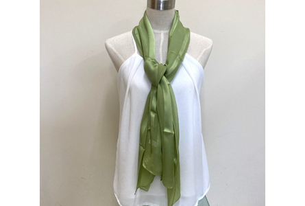 ウージ染めショールシルク100％～ストライプ～