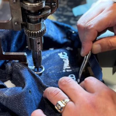 ふるさと納税 坂戸市 save 洗って経年変化するキャップ ネイビー (たき火刺繍) |  | 03