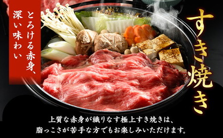 亀岡牛 赤身すき焼き 600g すき焼き