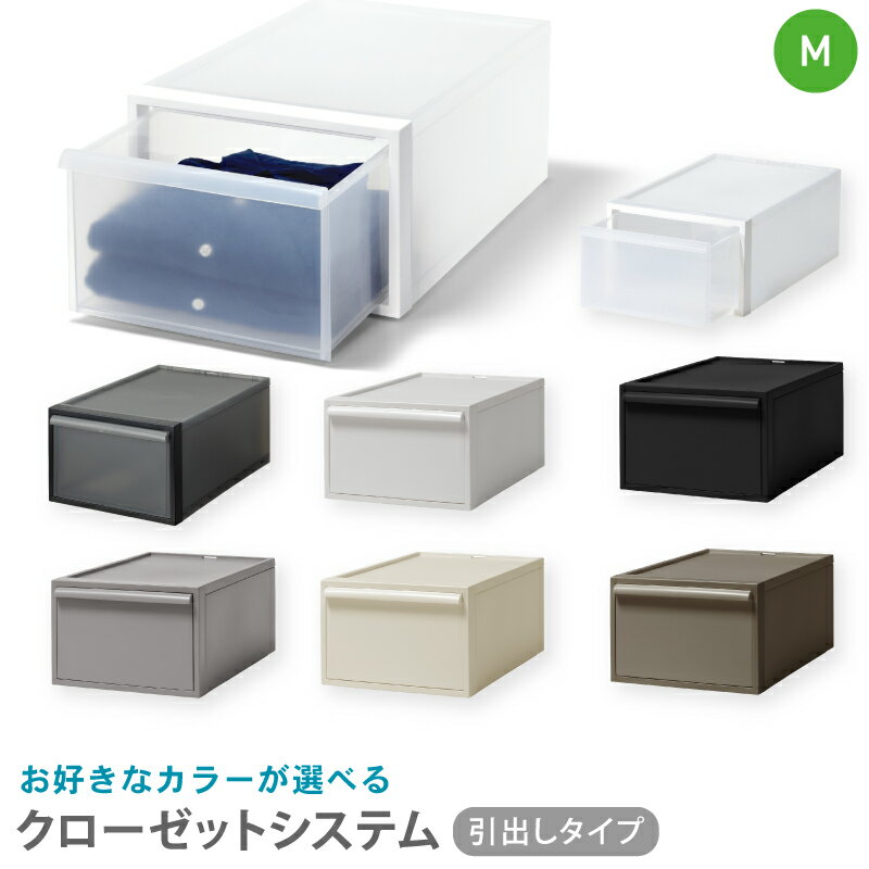 【ふるさと納税】 クローゼットシステム 引出しタイプM　CS-D2 (7色からお好きなカラーが選べる) ／ ホワイト ブラック オール ホワイト オールブラック オールグレー ベージュ モカ 収納 ライクイット like-it 奈良県 葛城市【like097】