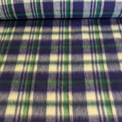 ふるさと納税 羽島市 ビッグチェックシャギー(生地)145cm×3m