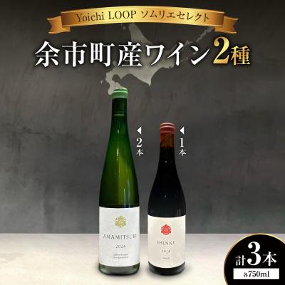 ふるさと納税 余市町 Yoichi LOOP ソムリエセレクト ワイン 2024【赤/白】3本_Y055-0075