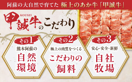 あか牛 牛カルビ 焼肉用 約400g  焼肉[AYCQ006]