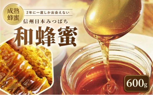 
信州日本みつばち 和蜂蜜（600g） [№5312-0470]
