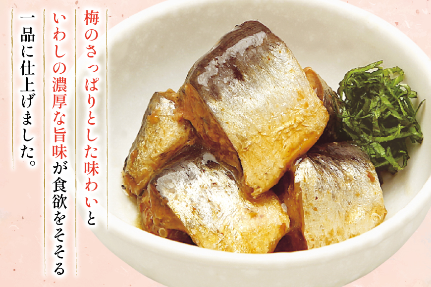 いわし 梅煮 100g 30袋 計3kg [気仙沼市物産振興協会 宮城県 気仙沼市 20565956] 魚 魚介類 梅煮 レトルト 簡単調理 常温 おかず 惣菜 国産