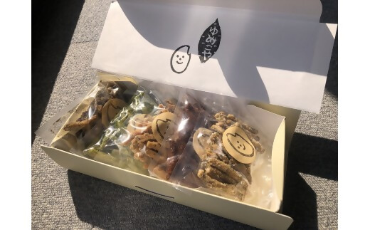 グルテンフリーの米粉のかりんとう　5種（プレーン・玉露・ほうじ茶・バジル・ココア）セット　GE-07