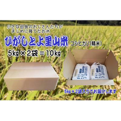 ふるさと納税 山添村 【令和8年産】ひがしとよ里山米 精米10kg(5kg×2袋)