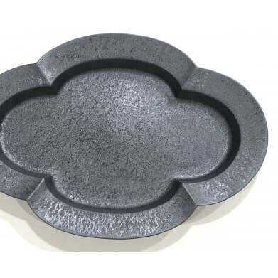 ショウ塗 木瓜皿 L2枚セット 24to3 西富陶磁器 有田焼 化粧箱入り A25-299_イメージ4