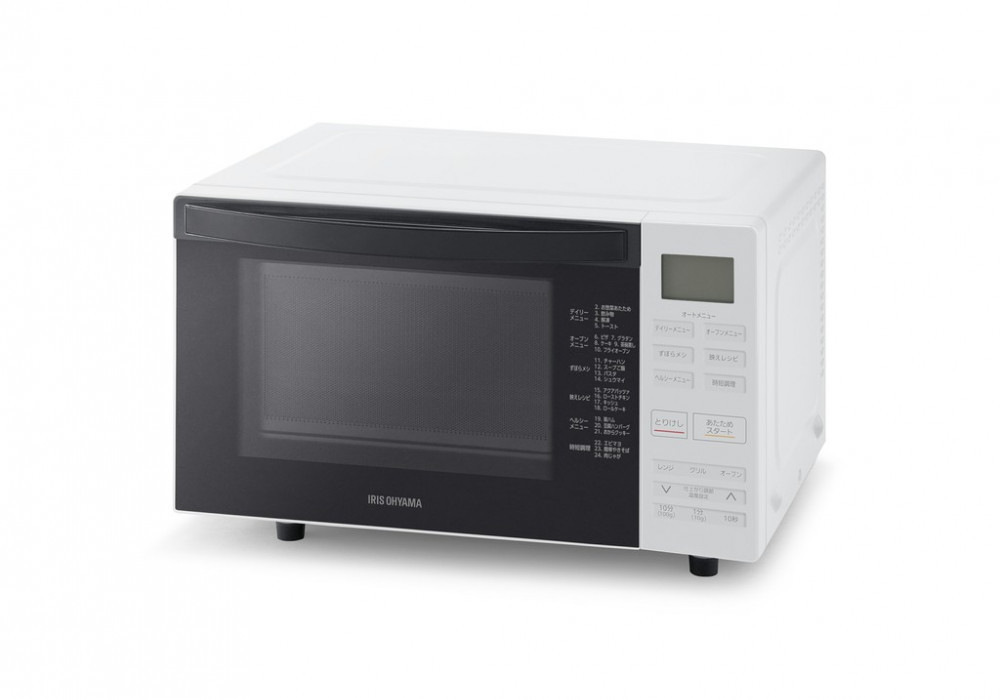 オーブンレンジ 電子レンジ 18L アイリスオーヤマ MO-F1810-W ホワイト 白 レンジ フラット フラットテーブル ヘルツフリー 50Hz 60Hz 東日本 西日本 調理家電 キッチン家電 家庭用 オーブン レンチン あたため 時短 省エネ 時短調理 お菓子 パン 家電 電化製品 新生活 宮城県 角田市