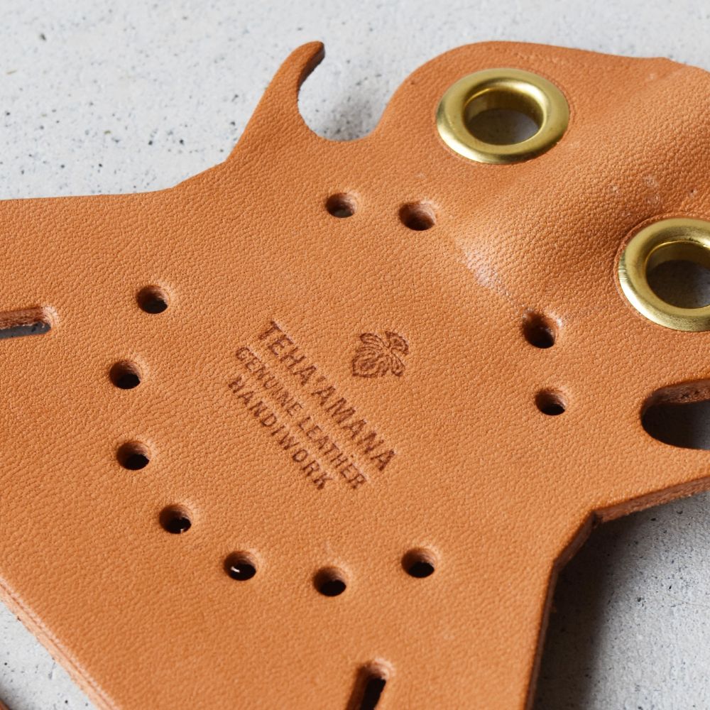 Teha’amana Fly flapper camel テハマナ 革のハエたたき キャメル_イメージ4