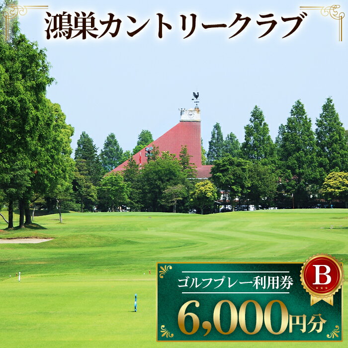 【ふるさと納税】鴻巣カントリークラブ ゴルフ プレー 利用券B ゴルフ場 プレー補助利用券（土日利用可）［No.144］