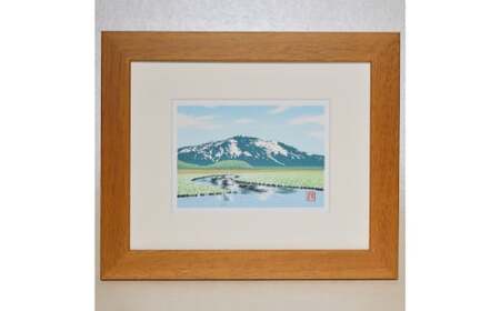 版画 「水面の調べ(インチ)」 | 版画 セリグラフ