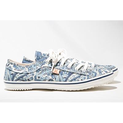 ふるさと納税 福山市 デニム抜染(ばっせん)スニーカー　27.5cm |  | 02