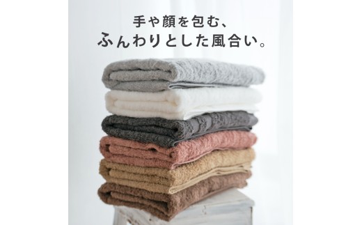 【今治タオル】 フェイスタオル 【癒し】 10枚 ブラウン 日本製 国産 ふわふわ 吸水 無地 日用品 ギフト プレゼント 贈り物 家庭用 ホテル エステ サロン バス用品 綿100％ シンプル 高級