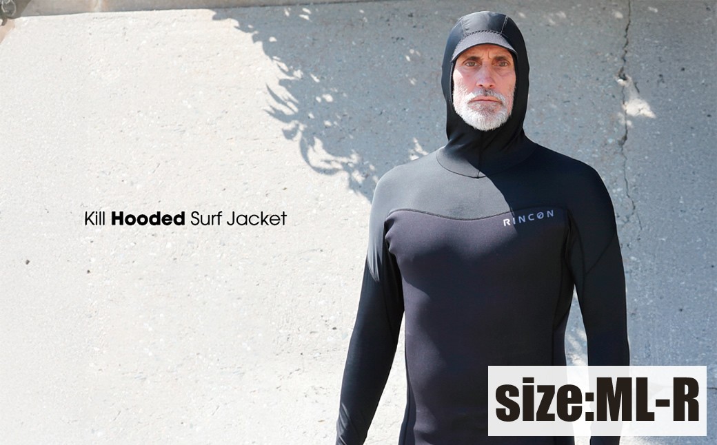 
            ウエットスーツ Rincon 1mm KILL HOODED 長袖 JACKET 真夏仕様 5.5cm バイザー付き ML-Rサイズ【 マリンスポーツ ウエットスーツ サーフィン ダイビング 海老名市 トシズマリンプロジェクト 】
          