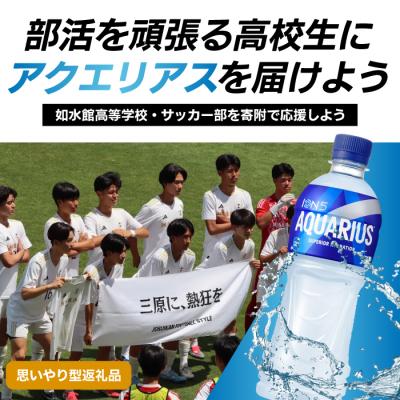 ふるさと納税 三原市 【思いやり型返礼品】アクエリアス500ml×24本(1箱) [N001]