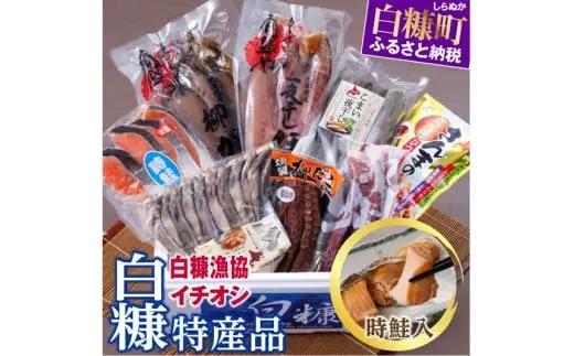 白糠漁協イチオシ白糠特産品セット 時鮭入 魚介セット ほっけ かれい 本ししゃも こまい 柳だこ さんま 時しらず ふるさと納税_I029-1820