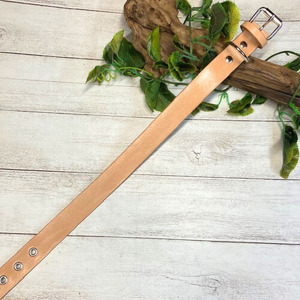 《高級ベンズ革使用》大きいサイズの本革犬用首輪 (25mm幅) 中型/大型/超大型 【ヌメ】 牛革 ヌメ革 ベンズ 犬用首輪 猫用首輪 犬 猫 首輪 2XLサイズ