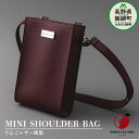 【ふるさと納税】 りんご レザー りんごレザー® RingoLeather® MINI SHOULDERBAG 【 赤 】 株式会社SORENA 長野県 飯綱町 〔 ミニショルダーバッグ 信州 65000円 〕