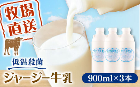 低温殺菌牛乳 ジャージー牛乳 3本セット [AKGN001]