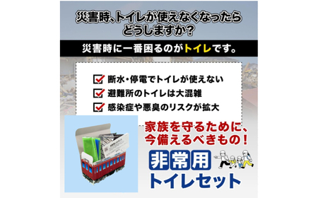 非常用トイレセット 30回分 【養老鉄道トレインBOX】 非常用トイレ 防災グッズ 防災備蓄 岐阜市 / エスイーアイ[ANDV014]