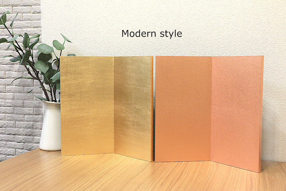 
            D185　Modern styleインテリア屏風【金箔・銅箔】
          