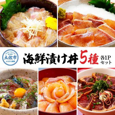 ふるさと納税 土佐市 土佐の海鮮丼の素5種・各1袋セット