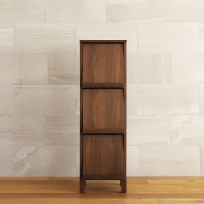 ふるさと納税 筑後市 本棚  レッチェ 40マガジンレコードラック ウォルナット【10年保証】【高野木工】