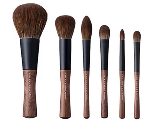 【ふるさと納税】熊野化粧筆連シリーズ6点セット【メイクブラシ 化粧 メイク コスメ 美容 熊野筆 パウダー チーク アイシャドウ】