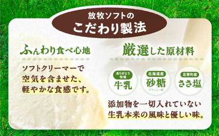 北海道 朝搾り 放牧ソフト 80ml×10本 アイス アイスクリーム 棒アイス バーアイス 牛乳 生乳 ミルク ソフト 国産 無農薬 化学肥料不使用 無添加 ありがとう牧場 送料無料