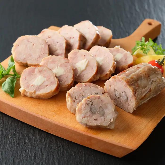 中林商店のチキンロール3種set/鶏肉 おかず 簡単調理 チャーシュー No.1063