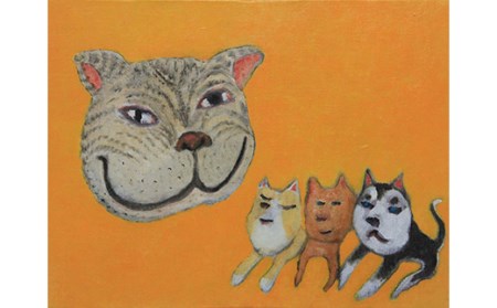 アーティストが『愛しいペットのポートレート』描きます 6号サイズ 410×318mm (縦横対応）