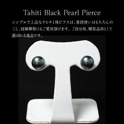 ふるさと納税 延岡市 タヒチ黒真珠 ピアス 真珠 11mm 14Kホワイトゴールド |  | 02