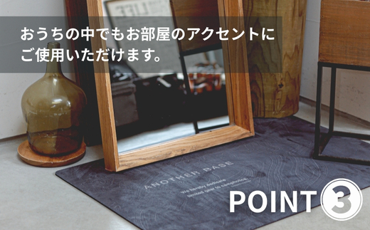 ユーティリティラグ　ラバーマット　700　トポグラフィー (AN107) アウトドア キャンプ フェス 防災に おしゃれ キャンピングマット車中泊 快適 バーベキュー キャンプ インテリア BBQ ピ