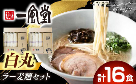 「一風堂」白丸 ラー麦麺セット 合計16食分（8食入り×2セット）[GCL048]