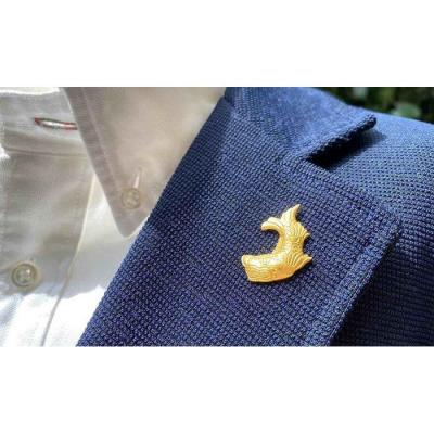 ふるさと納税 名古屋市 話題独占?!名古屋城の【金のシャチホコ】魚のアクセサリーシリーズ”nanako”ピンズ
