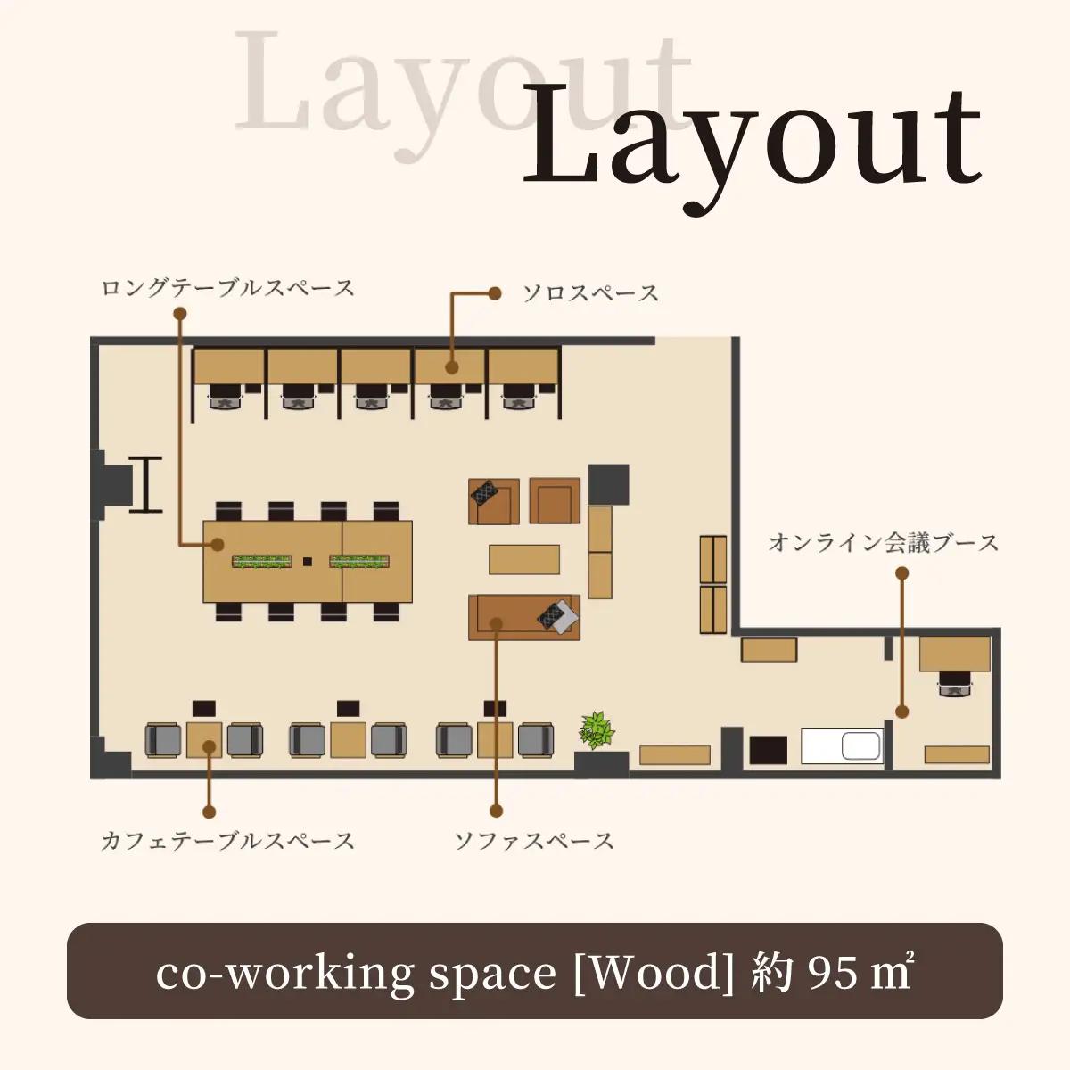 サテライトオフィスenコワーキングスペース ゲスト1日利用券1枚