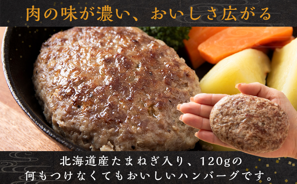 放牧牛 スロービーフ ハンバーグ 120g 6個(計720g) 杉山牧場 北海道 浜頓別 肉 牛 牛肉 ウエットエイジング
