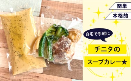 北海道 札幌 ご当地グルメ じっくり煮込んだ豚角煮カレー 【チニタ】 スープ カレー スープカレー ポークカレー ポーク カリー 豚肉 角煮 野菜 やさい レトルト 冷凍食品 冷食 惣菜 総菜 おかず