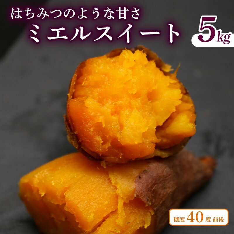 【ふるさと納税】 訳あり サツマイモ 焼き芋 焼いも やきいも 焼芋 ミエルスイート 5キロ 芋 いも ミエルスィート おやつ スイーツ いも天 芋天 わけあり 高知県 南国市