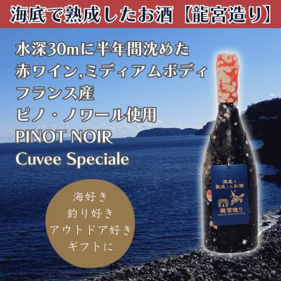 ふるさと納税 真鶴町 【海底で熟成 赤ワイン】ミディアムボディ PINOT NOIR Cuvee Speciale #23