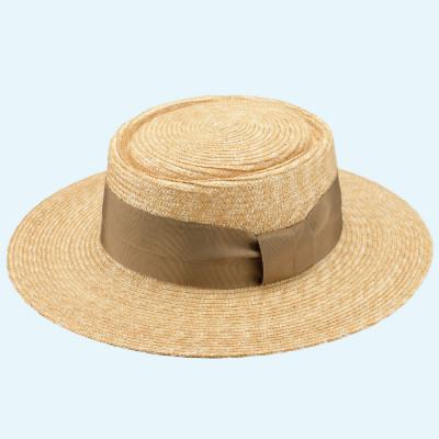 ふるさと納税 春日部市 春日部市伝統工芸品田中帽子店 麦わら帽子 アルマ ベージュ頭囲57.5cm(UK-H074-BE)