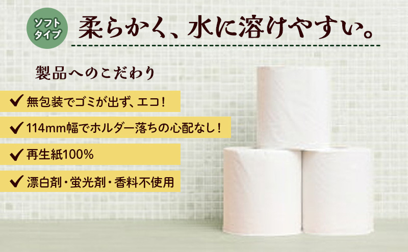 定期便 2ヶ月毎 3回お届け 無包装 トイレットペーパー ダブル 27.5m 48ロール 紙 ペーパー エコ 日用品 消耗品 生活必需品 衛生用品 トイレ用品 114mm幅 非常用 備蓄 ストック ま