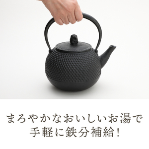 南部鉄器 鉄瓶 ハリネズミ(大) 1.6L【村上 怜 作】 [Y0121]