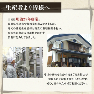 信州そば 半生麺 8人前 そばつゆ付き 信州そば